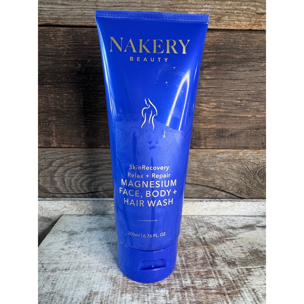 Nakery SkinRecovery Relax Wash | Magnesium Face Body Hair | 6.7oz | MSRP $22